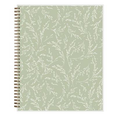 Blue Sky Green Earth 2025 Weekly & Monthly Planner, 8.5 x 11 in, Green