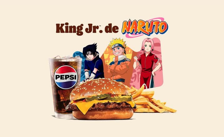 King Jr Hamburguesa con queso