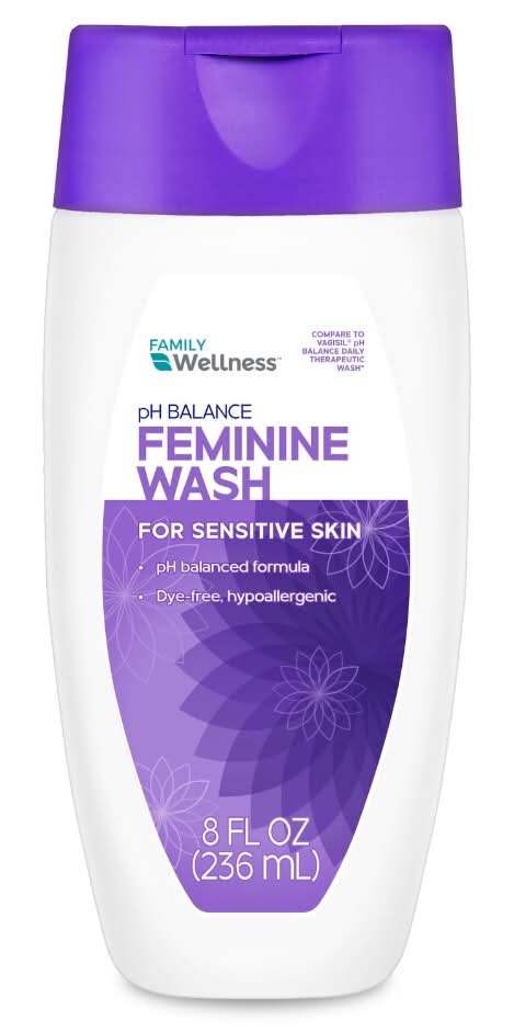 Family Wellness Ph Balance Feminine Wash For Sensitive Skin, Women (8 fl oz)