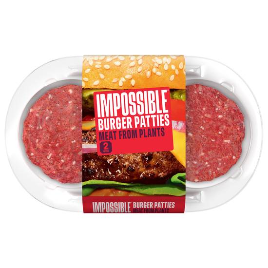 Impossible Burger Patties Made From Plants (2 ct)