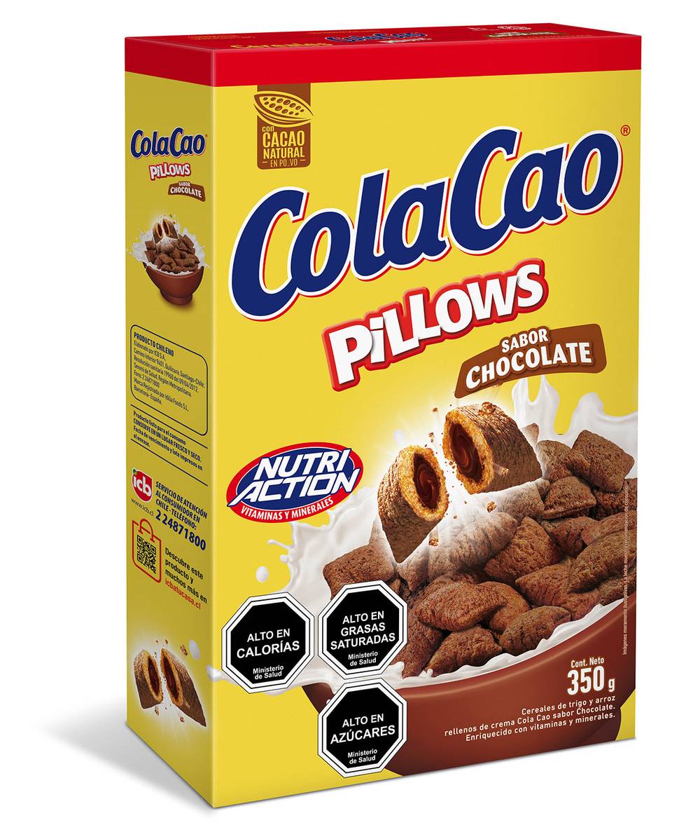 ColaCao · Cereal pillows sabor chocolate (350 g)