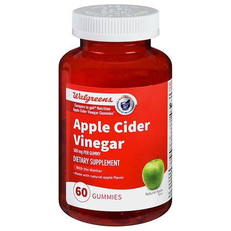 Walgreens Apple Cider Vinegar Gummies Natural Apple