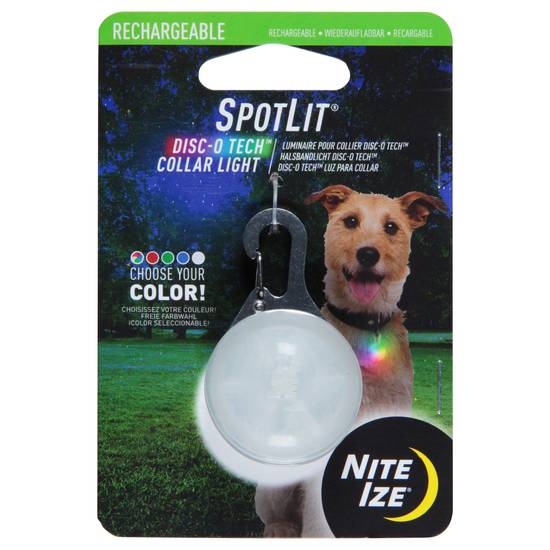 Nite Ize Spotlit Rechargeable Disc-O Tech Collar Light