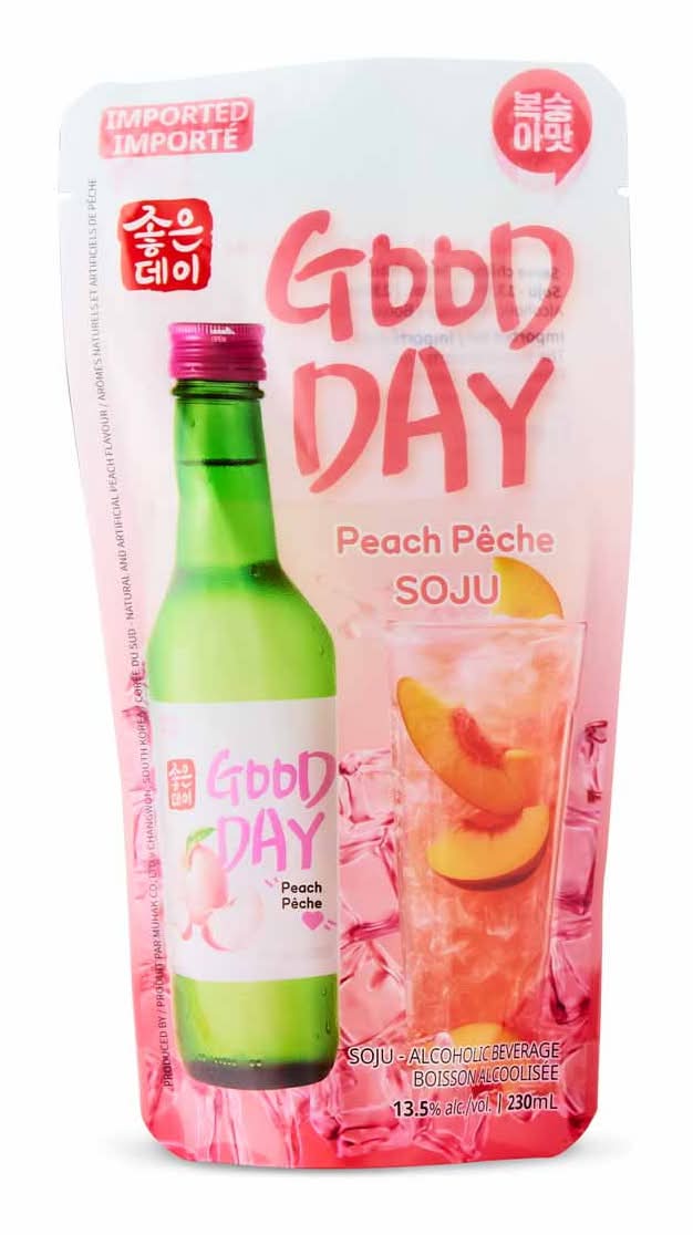 Good Day Peach Soju Pouch