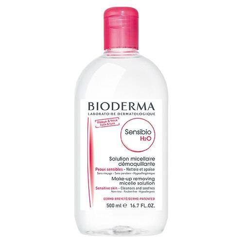 BIODERMA Sensibio H2O Micellar Cleansing Water-Makeup Remover for Sensitive Skin - 16.7 fl oz