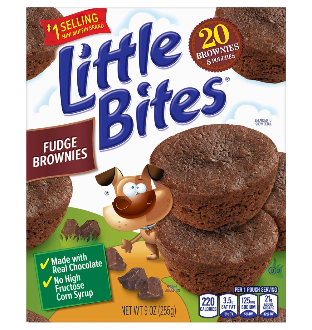Little Bites Mini Muffins, Fudge Brownies (9 oz, 20 ct)