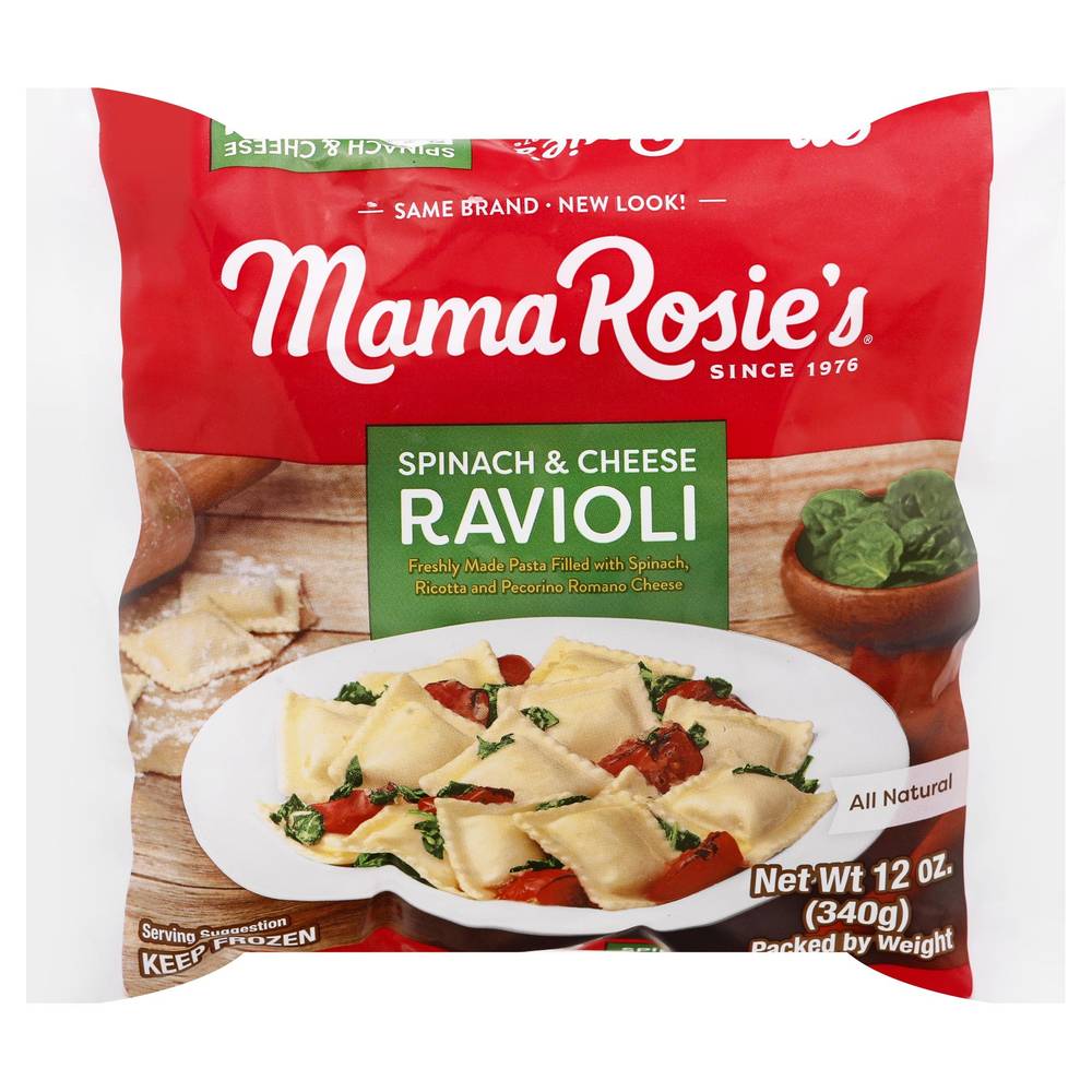 Mama Rosie's Spinach & Cheese Raviolis (12 oz)