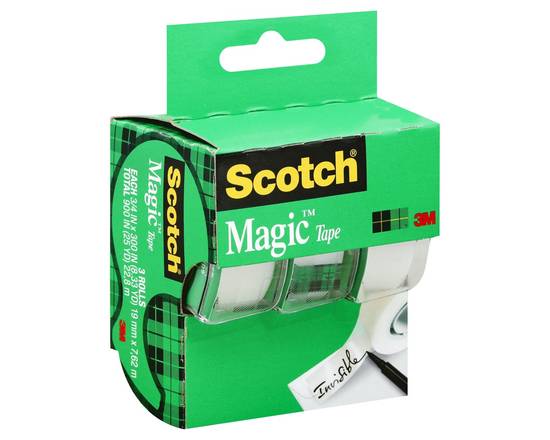 Scotch · Wall-Safe Magic Tape (3 rolls)