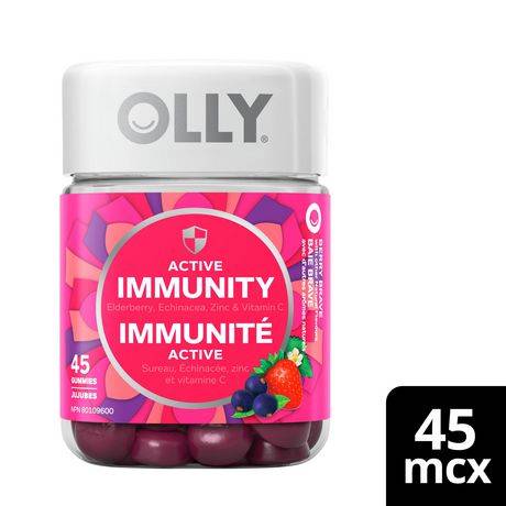 Olly Active Immunity Gummy Supplement (45 units)