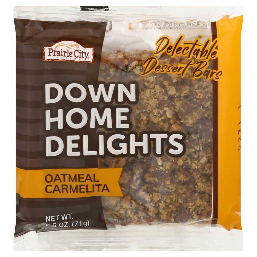 Prairie City Down Home Delights Delectable Carmelita Dessert Bars (oatmeal )