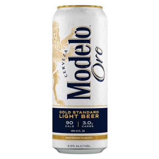Modelo Oro Mexican Lager Light Beer (12 fl oz)