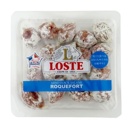 ロステ　スナックサラミ　ロックフォールチーズ　80g　J-356