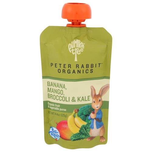 Peter Rabbit Organics Banana Mango Broccoli & Kale Puree