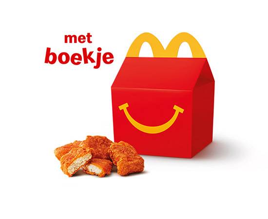 Happy Meal Spicy Chicken McNuggets 4 met Boekje