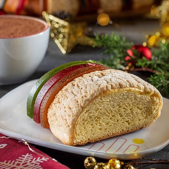 Rebanada de Rosca de Reyes