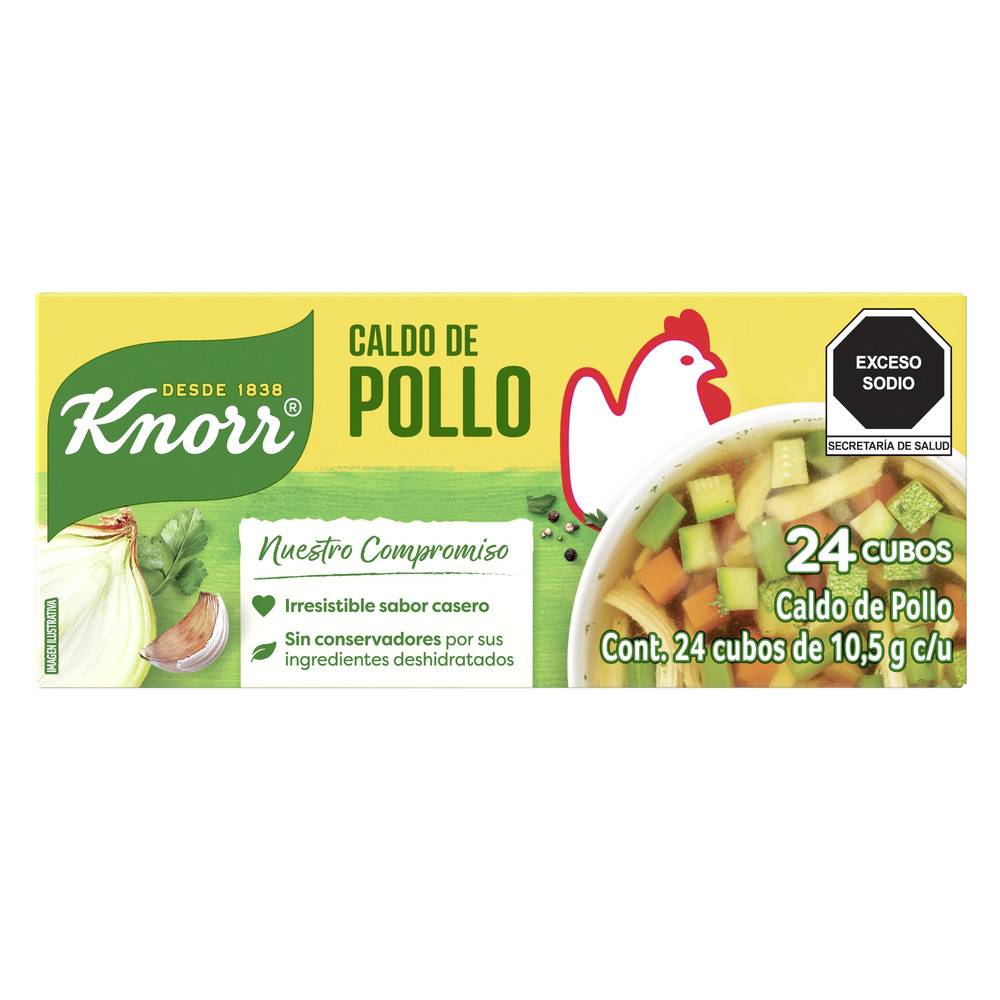 Knorr caldo de pollo (pack 24 x 10.5 g)
