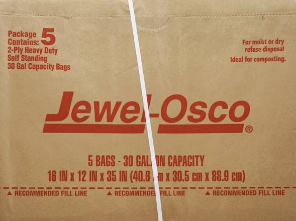 Jewel-Osco Heavy Duty Self Standing Bags (5 ct)