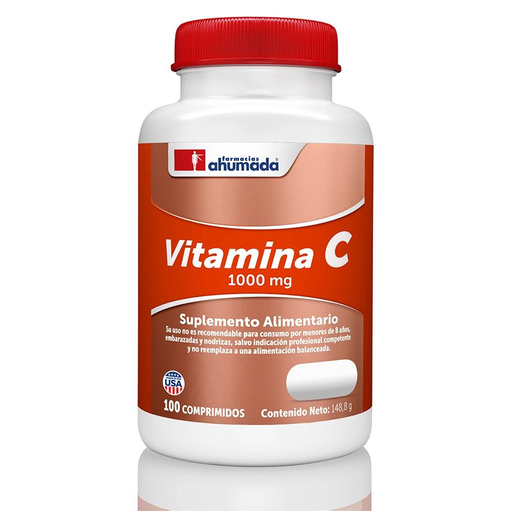  vitamina c 500 mg (100 comprimidos)
