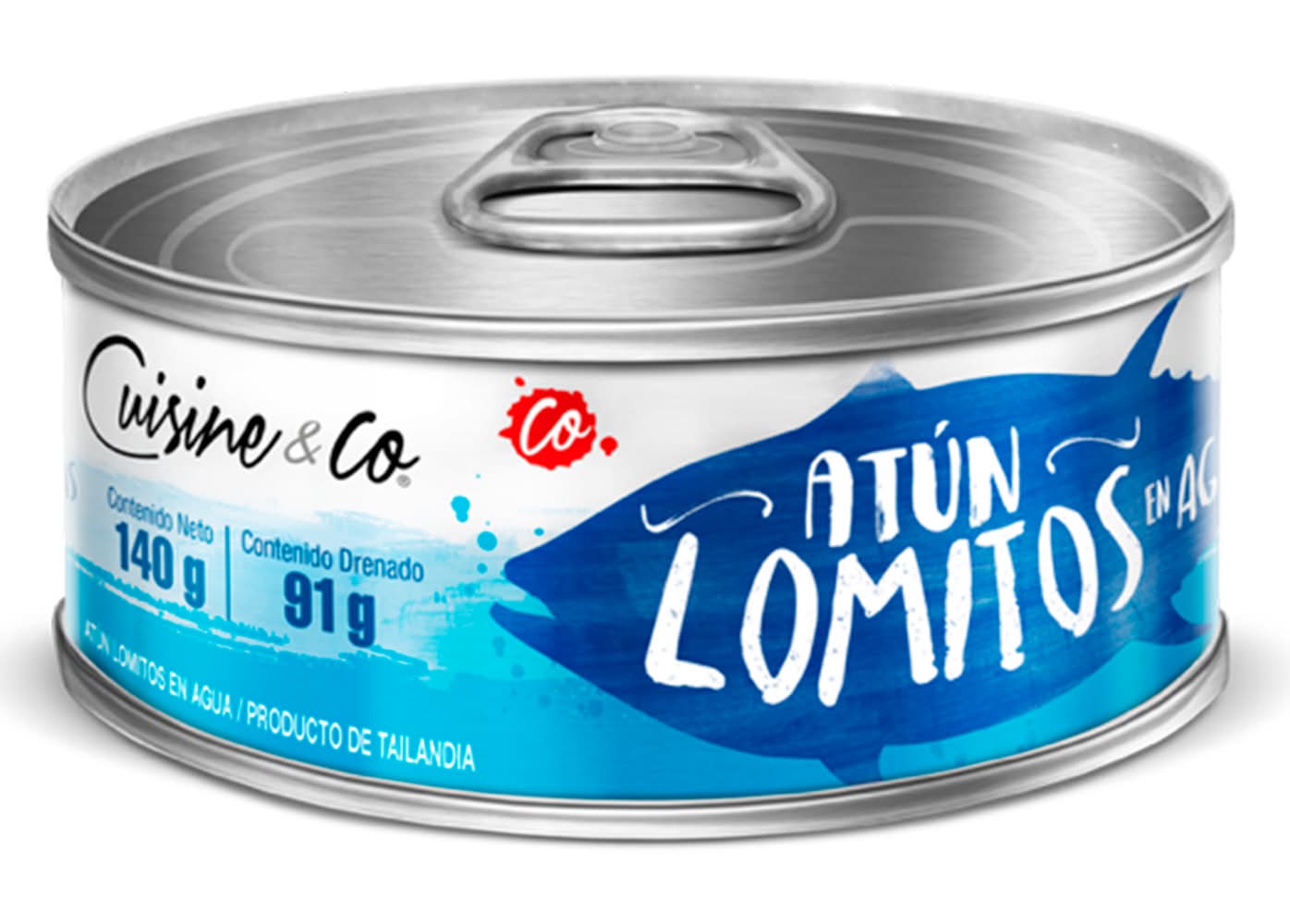 Cuisine & Co · Atún lomitos en agua (140 g)