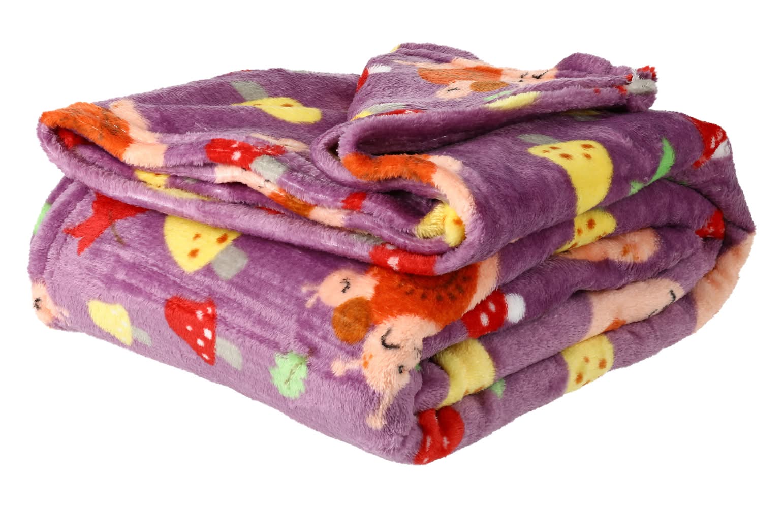Cute Printed Plush Blanket 50in x 60in Snails