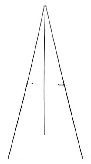 Artist's Loft Metal Floor Display Easel, Black
