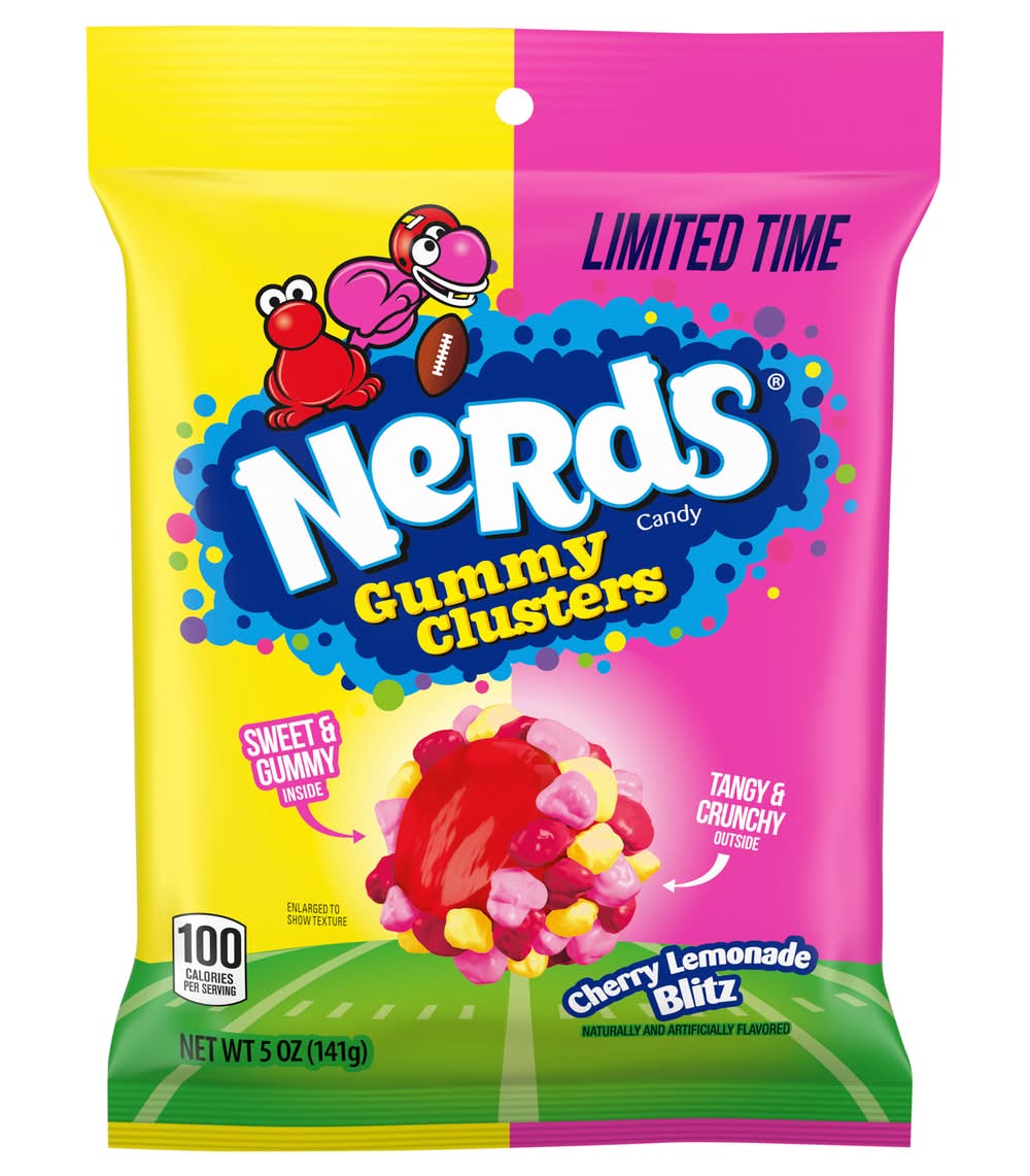 Nerds Gummy Clusters Candy, Cherry Lemonade Blitz (5 oz)