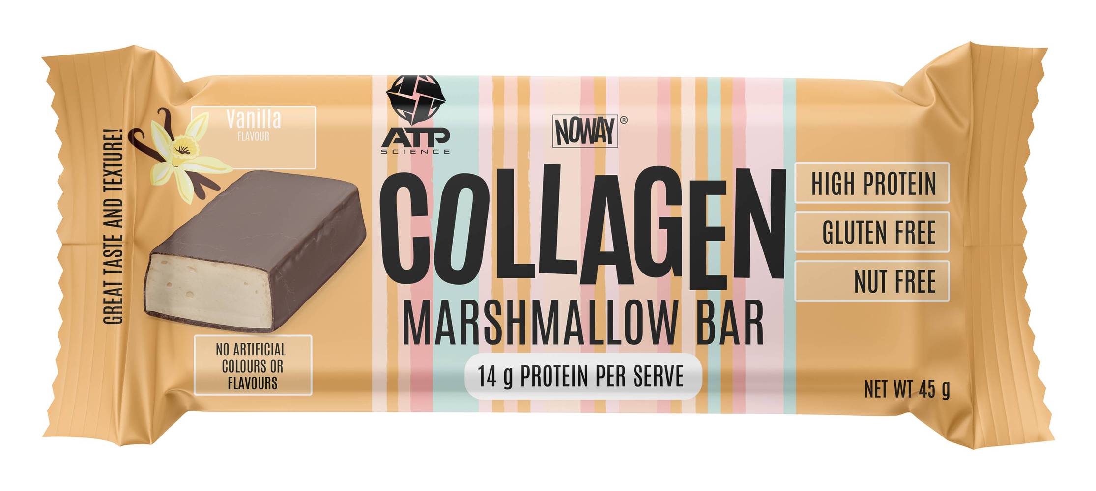 Noway Collagen Vanilla Marshmallow Bar 45g