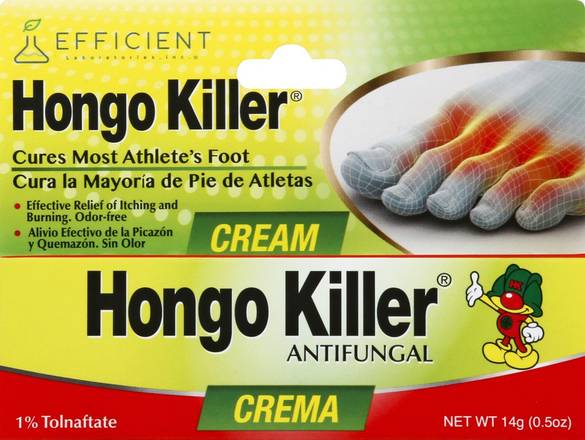 Hongo Killer Athlete's Foot Antifungal Cream (0.5 oz)