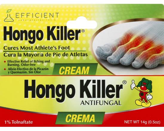 Hongo Killer · Athlete's Foot Antifungal Cream (0.5 oz)