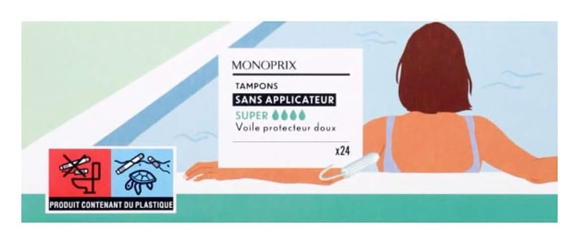 Monoprix - Tampons super sans applicateur (24)