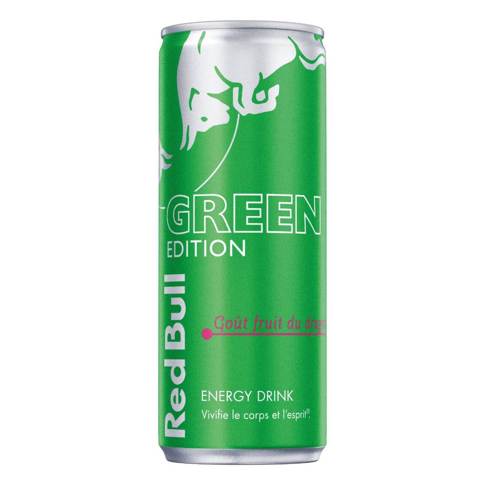 Red Bull - Boisson énergisante édition verte (250 ml) (fruit du dragon)
