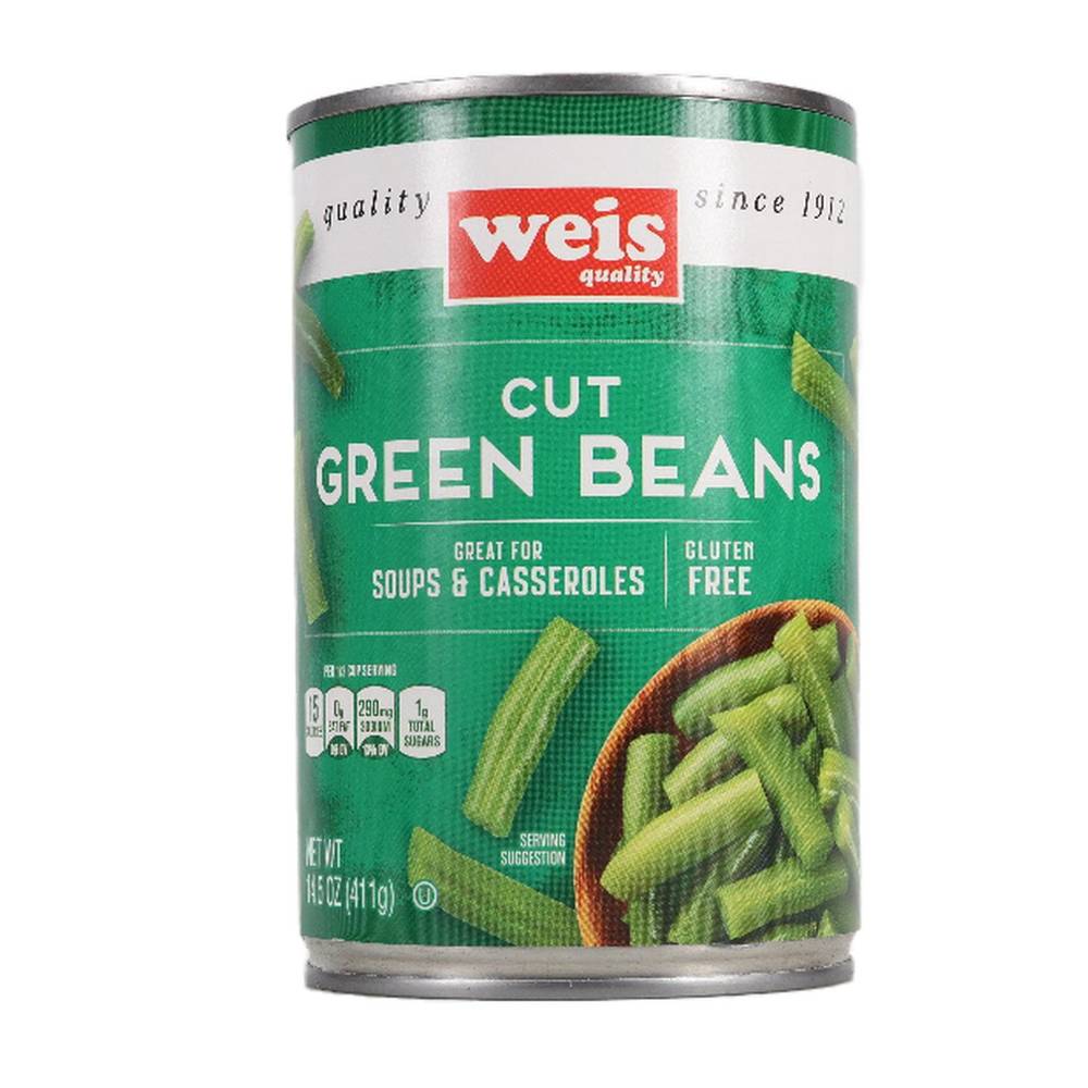 Weis Cut Green Beans (14.5 oz)