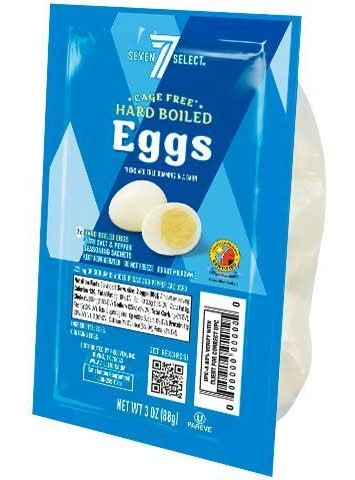 7-Select Hard Boiled Cage Free Eggs 2ct