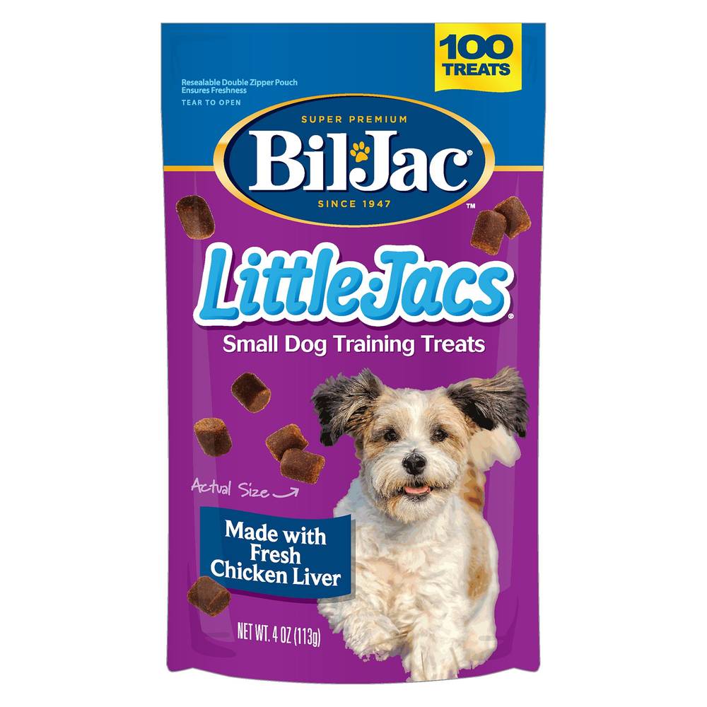 Bil-Jac® Little-Jacs Training Dog Treat (Flavor: Chicken Liver, Size: 4 Oz)