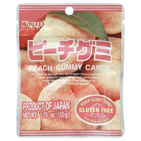 Kasugai Peach Gummy Candy (1.76 oz)