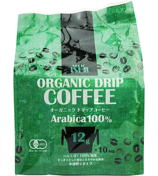 成城石井　オーガニックドリップコーヒー　12g×10袋　J-450