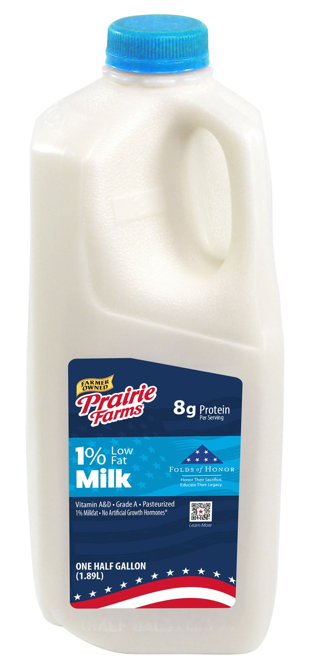 Prairie Farms 1% Lowfat Milk (0.5 gal)