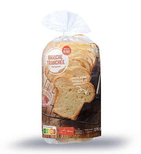 Brioche tranchée pur beurre