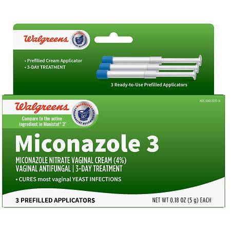 Walgreens Miconazole 3 (0.18 oz)