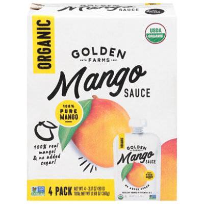 Golden Farms Organic Mango Sauce Pouch
