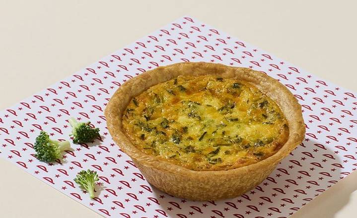 Broccoli Cheddar & Chive Quiche