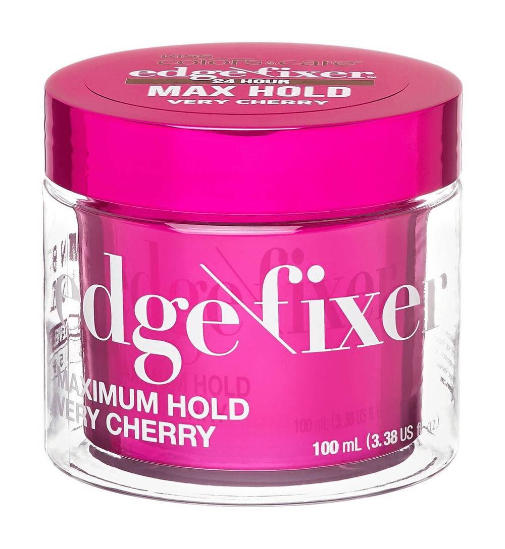 KISS Colors & Care Edge Fixer Maximum Hold Very Cherry Hair Gel (100 ml)