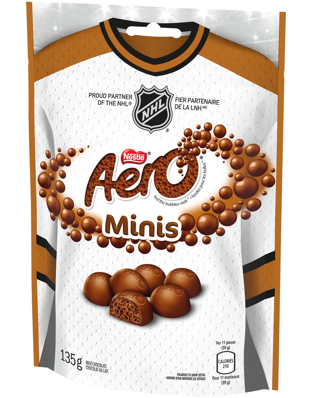 Aero Mini Milk Chocolate Bubbles (135 g)
