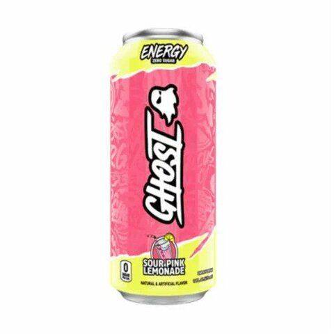 Ghost Sugar Free Energy Drink (16 fl oz) (pink lemonade)