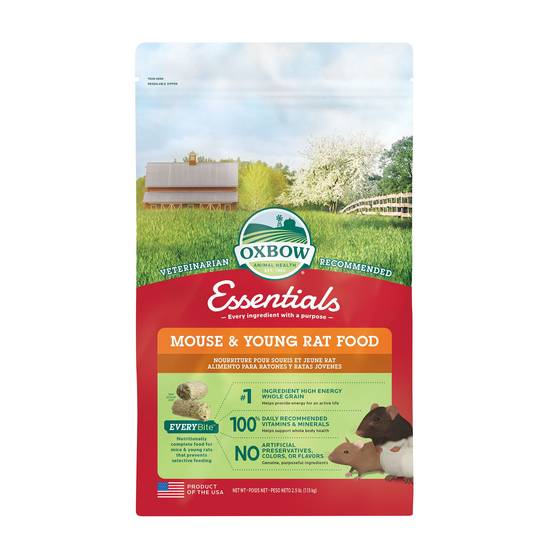 Oxbow Essentials Mouse & Young Rat Food (Flavor: Other, Size: 2.5 Lb)
