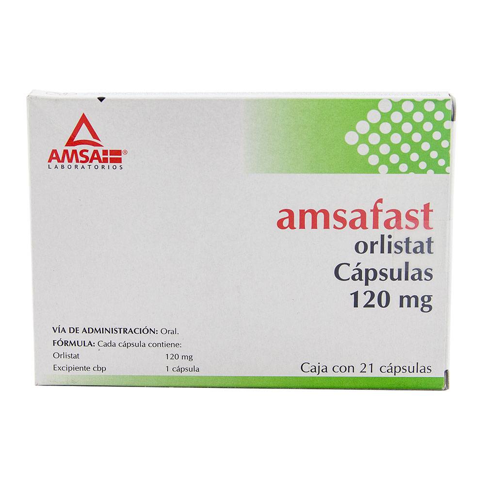 Amsa orlistat cápsulas (21 piezas)