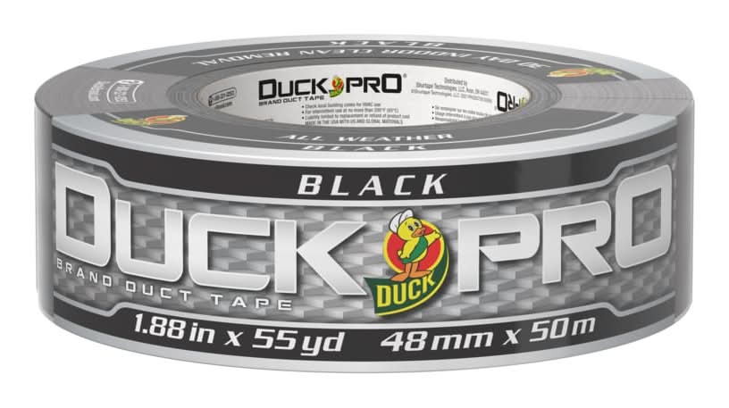 Duck Pro Black Duct Tape 1.88-in x 55 Yard(s)