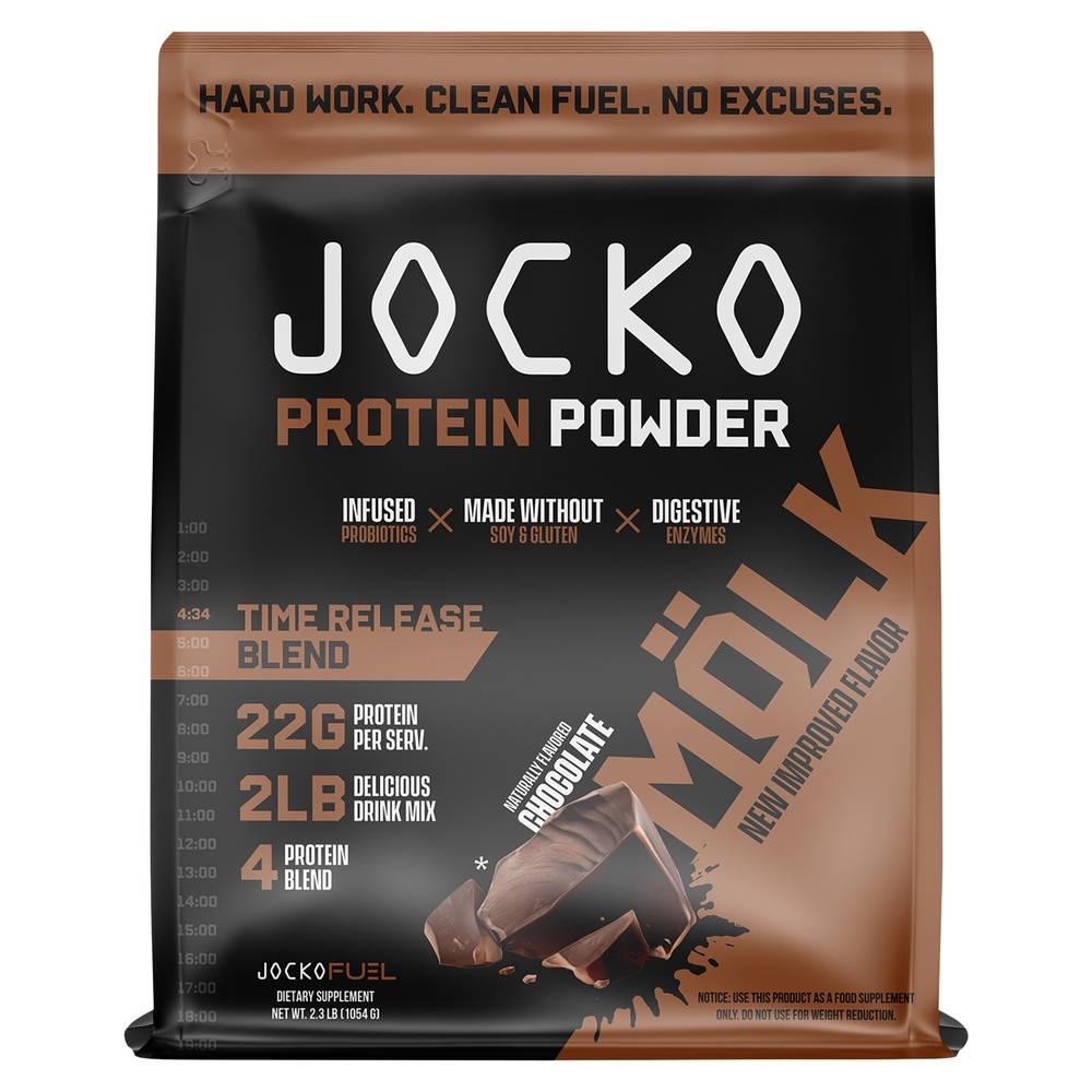 Jocko Fuel Protein Powder, Molk Chocolate (2.29999 lbs)