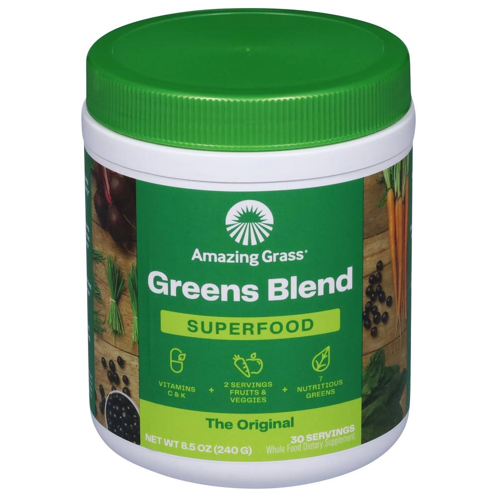 Amazing Grass The Original Superfood Greens Blend Powder (8.5 oz)