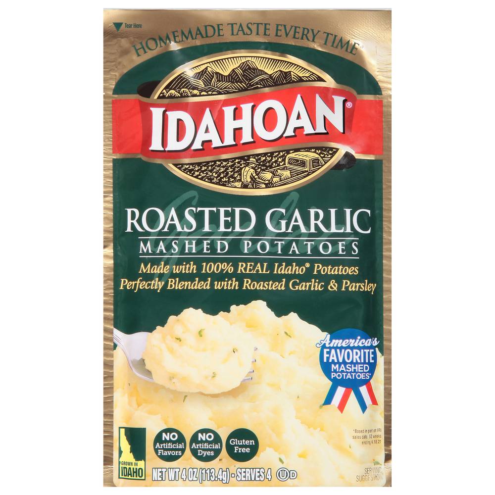 Idahoan Roasted Garlic Mashed Potatoes (4 oz)